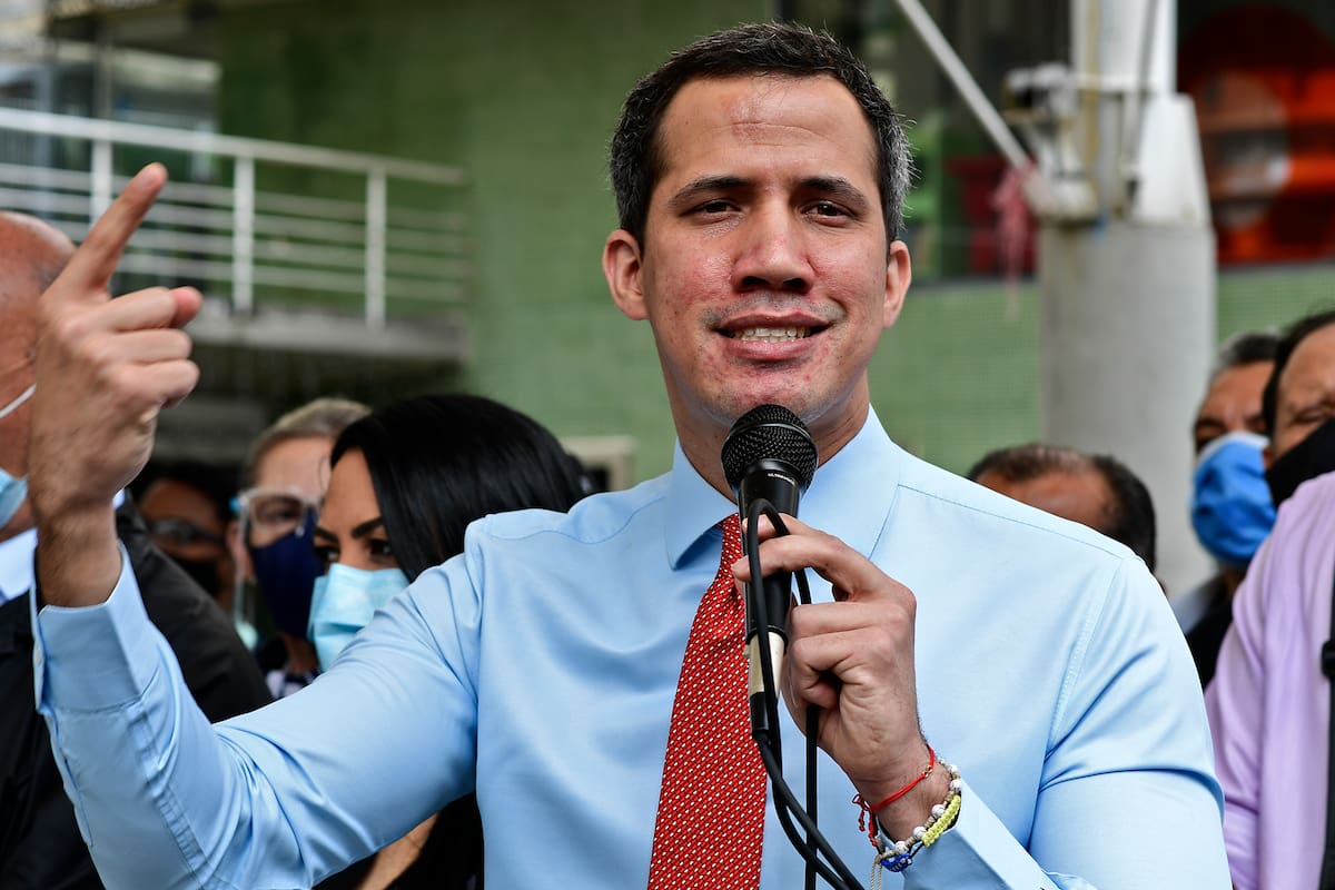El presidente interino de Venezuela Juan Guaidó
