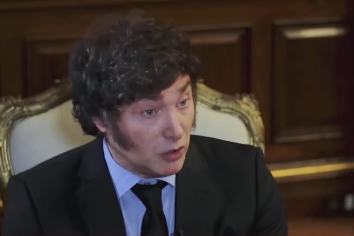 El presidente Javier Milei