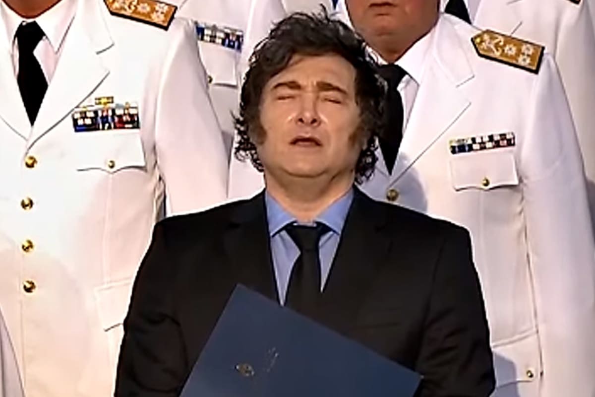 El presidente Javier Milei