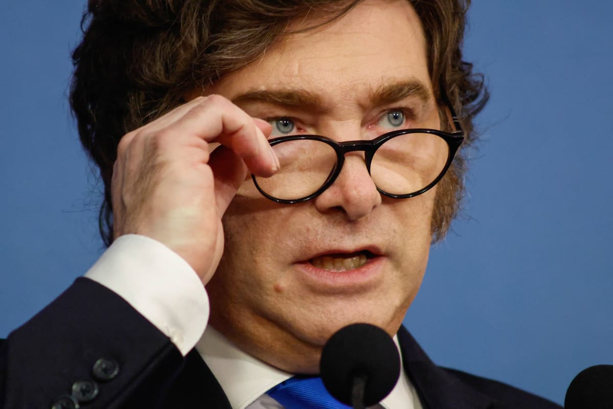 El presidente Javier Milei