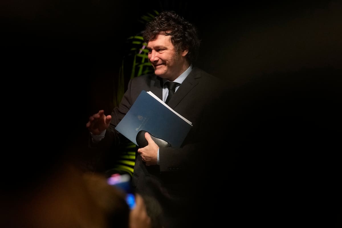 El presidente Javier Milei