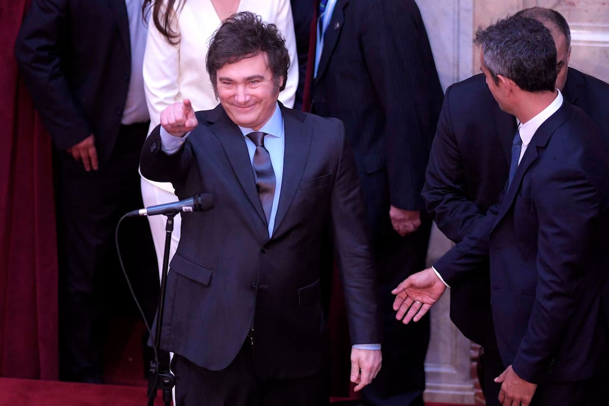 El presidente Javier Milei