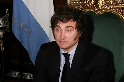 El presidente Javier Milei