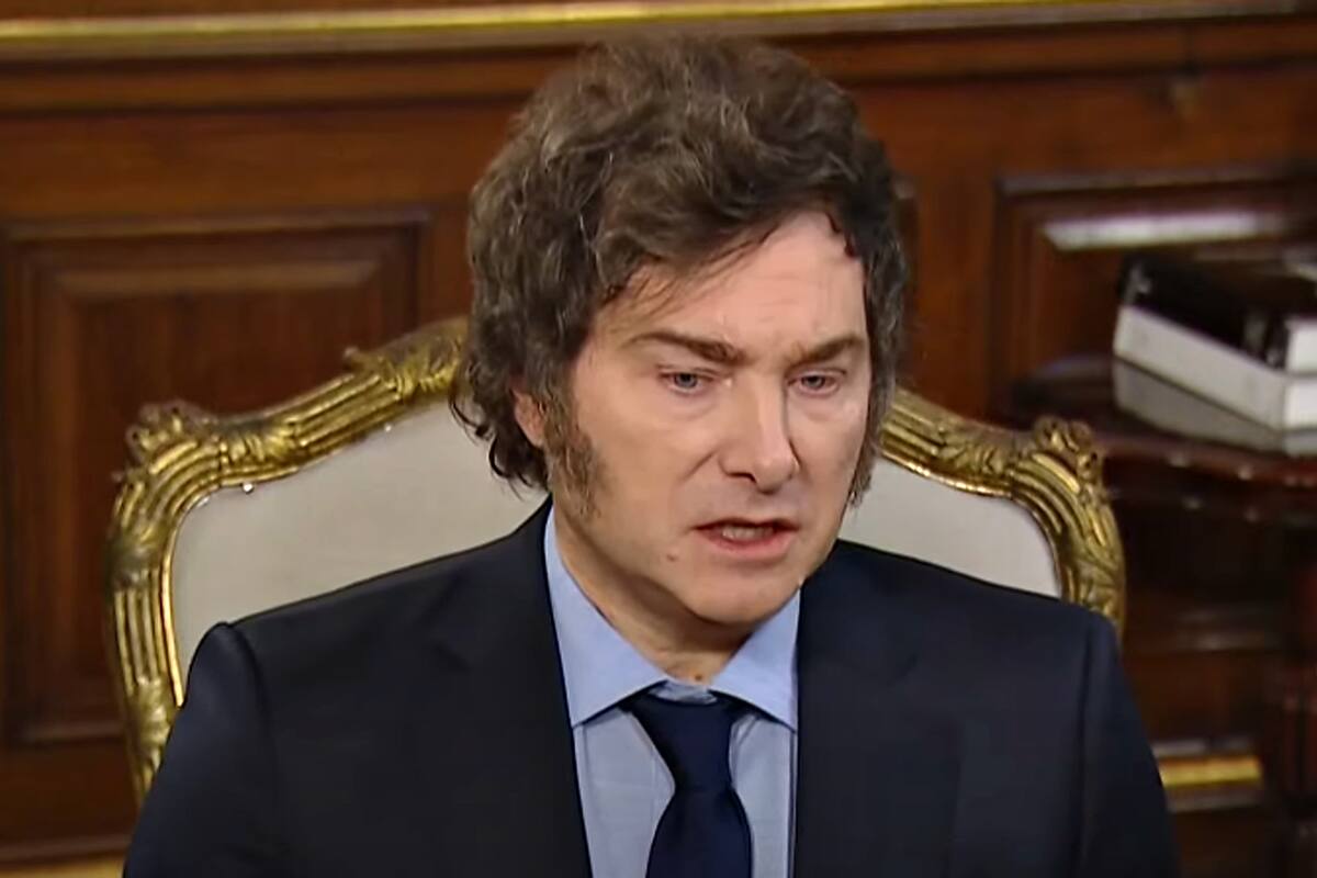 El presidente Javier Milei