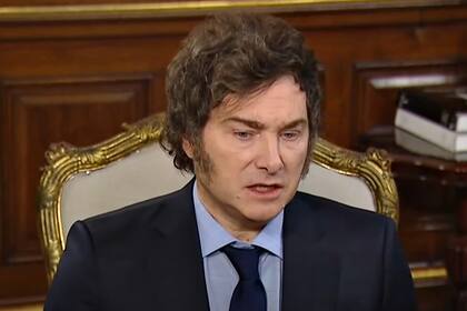 El presidente Javier Milei