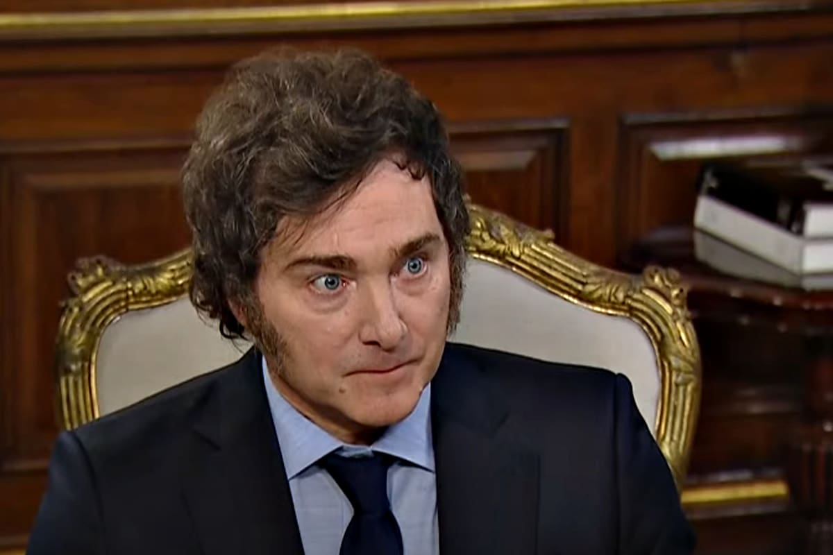 El presidente Javier Milei