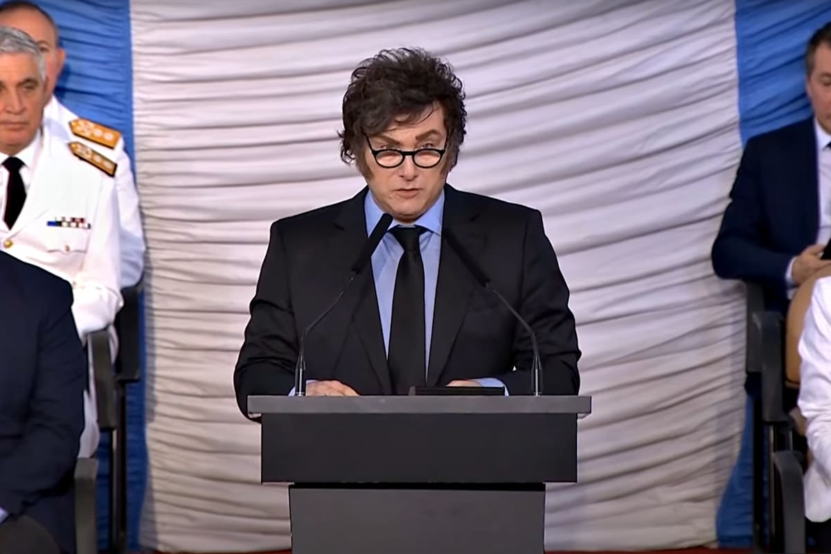 El presidente Javier Milei