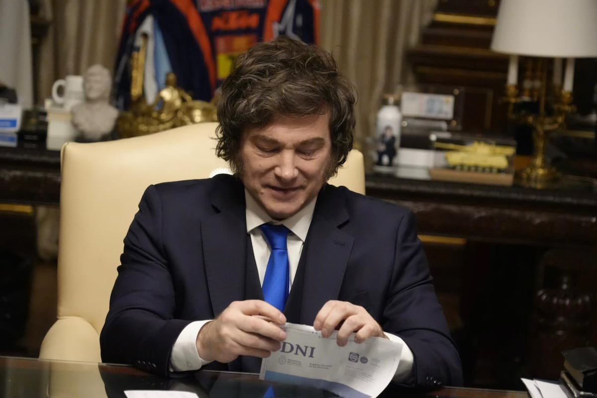 El presidente Javier Milei