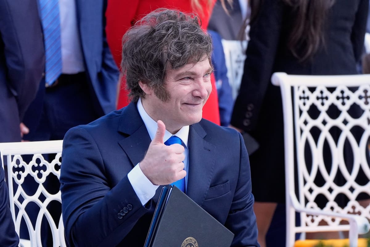 El presidente Javier Milei (AP Photo/Mark Schiefelbein)