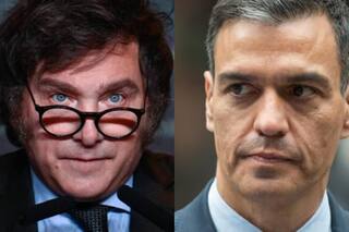 Durísimo ataque de Javier Milei a Pedro Sánchez en la cumbre de Vox