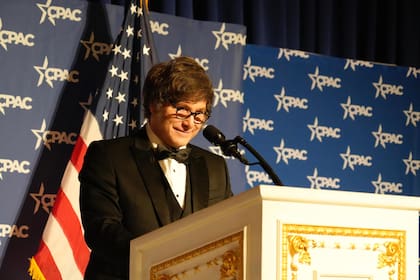 El presidente Javier Milei disertó en la Cena de Gala de la Conferencia de Acción Política Conservadora (CPAC) en Mar-a-Lago, Florida. 06/11/25