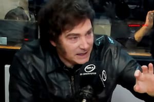 El presidente Javier Milei durante su paso por El Observador 107.9