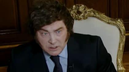El presidente Javier Milei durante su paso por La Cornisa (LN+)