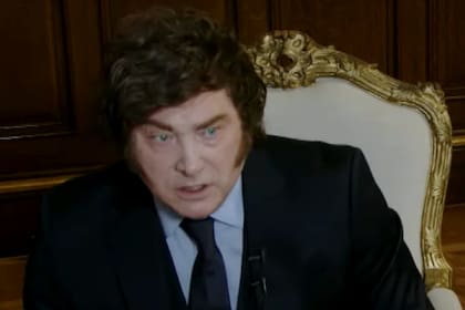 El presidente Javier Milei durante su paso por La Cornisa (LN+)
