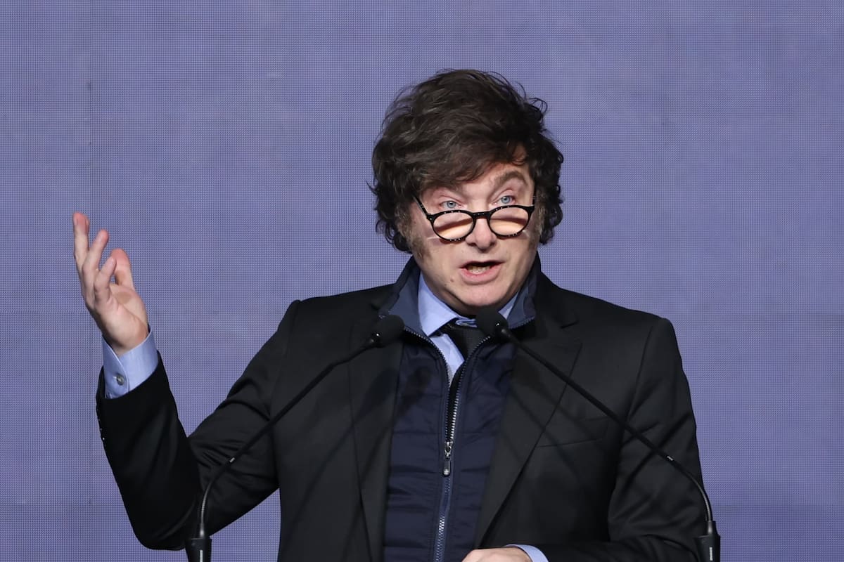 El presidente Javier Milei en ASCOA