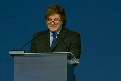 El presidente Javier Milei, en a Conferencia de Acción Política Conservadora (CPAC) de Brasil