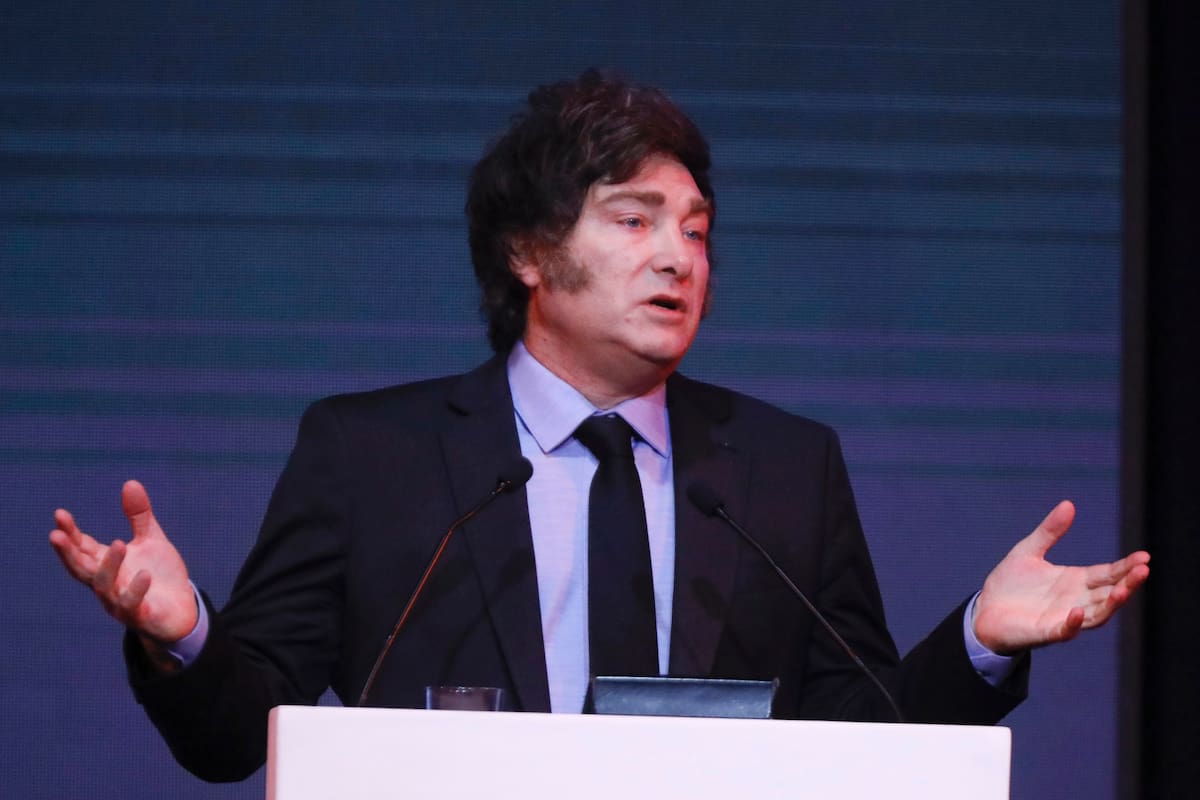 El presidente Javier Milei en Expo EFI