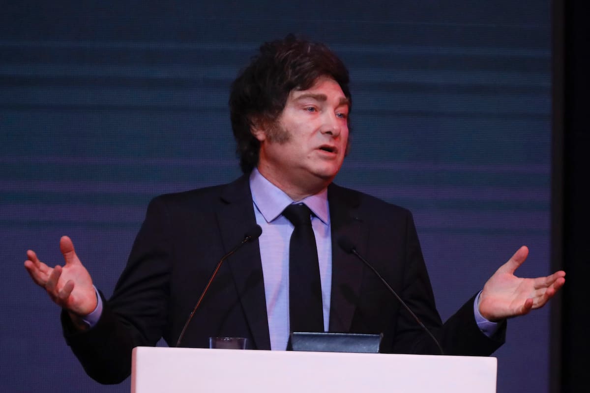 El presidente Javier Milei en Expo Efi