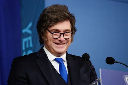 El presidente Javier Milei, en la Universidad Yeshiva en Nueva York