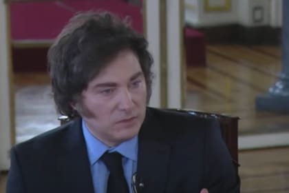 El presidente Javier Milei entrevistado en LN+