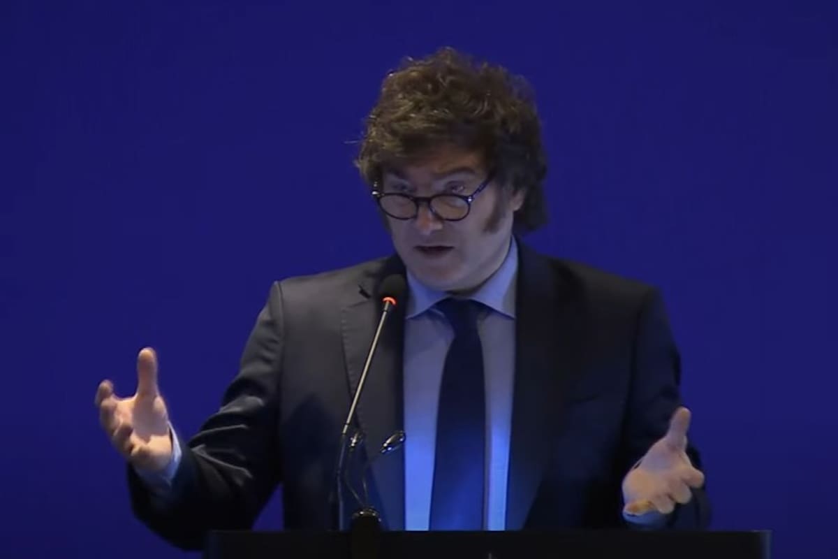 El presidente Javier Milei habló del sector agropecuario en el World Economic Forum (WEF) en el Palacio Libertad