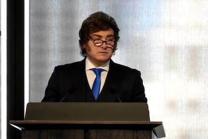 El presidente Javier Milei habló durante el inicio del Argentina Week en la sede del JP Morgan Chase