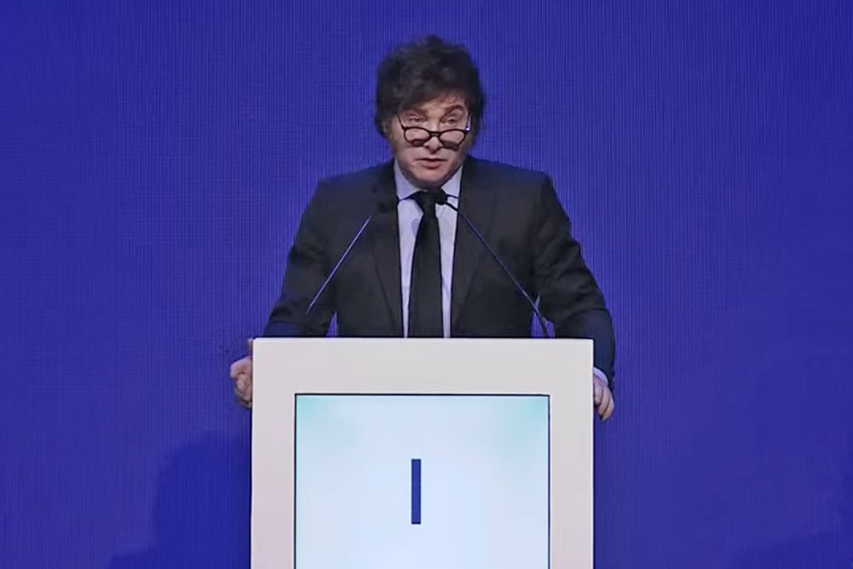 El presidente Javier Milei habló en la ExpoEFI