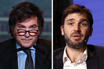 El presidente Javier Milei junto al gobernador de la provincia de Chubut, Ignacio "Nacho" Torres