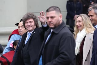 Milei llegó al Tedeum del 25 de Mayo en medio de internas en el oficialismo