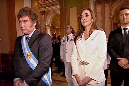 El presidente Javier Milei llega a la Catedral Metropolitana