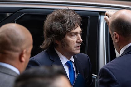 El presidente Javier Milei llega al Museo del Holocausto