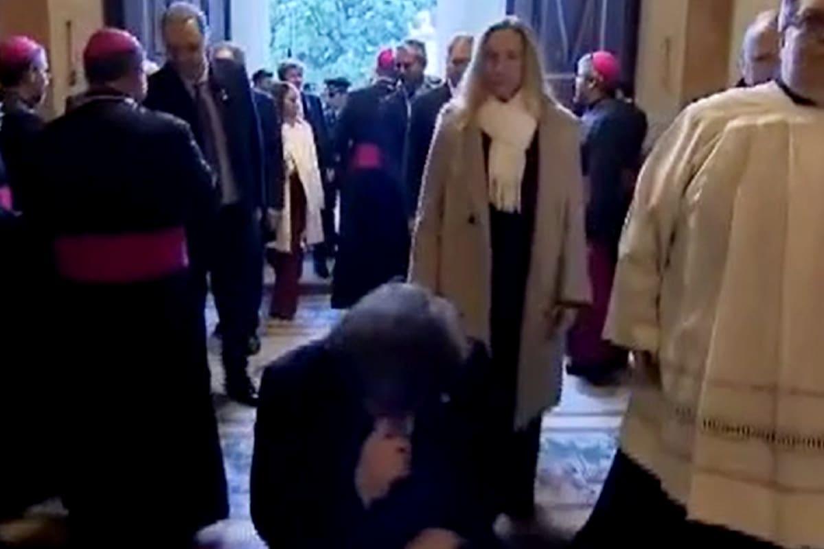 El presidente Javier Milei participó del Tedeum por el 216° aniversario de la Revolución de Mayo en la Catedral Metropolitana de Buenos Aires