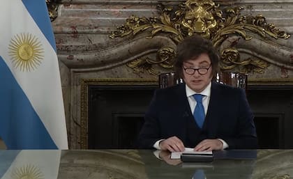 El presidente Javier Milei presentó la reforma de la carta orgánica del Banco Central en cadena nacional