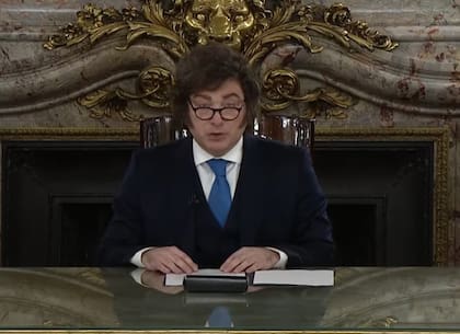 El presidente Javier Milei presentó la reforma de la carta orgánica del Banco Central en cadena nacional