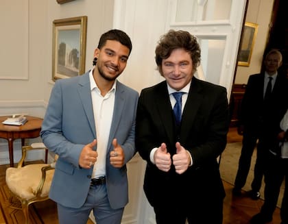 El presidente Javier Milei recibió en Casa Rosada al israelí Iosef Ohana, secuestrado por Hamas.
