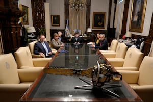Milei recibe a Kristalina Georgieva en la Casa Rosada