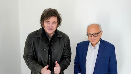 El Presidente Javier Milei recibió en la Quinta de Olivos al economista estadounidense David Friedman