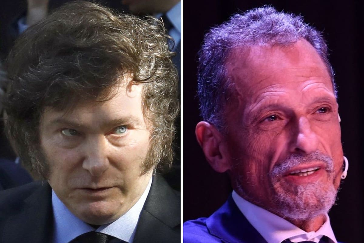 El presidente Javier Milei y Claudio Belocopitt, protagonistas del enfrentamiento entre el Gobierno y las prepagas