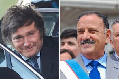 El presidente Javier Milei y el gobernador de La Rioja, Ricardo Quintela