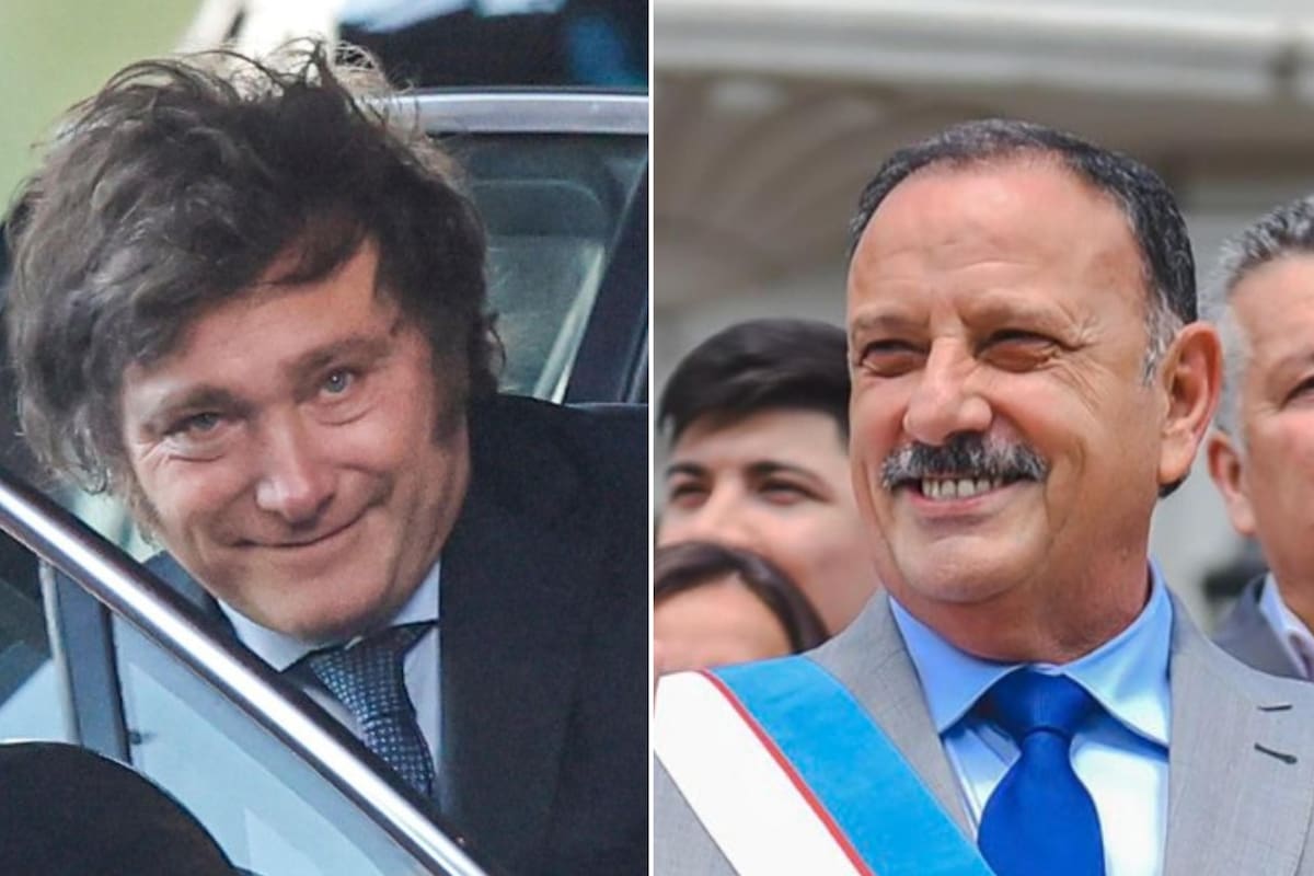 El presidente Javier Milei y el gobernador de La Rioja, Ricardo Quintela