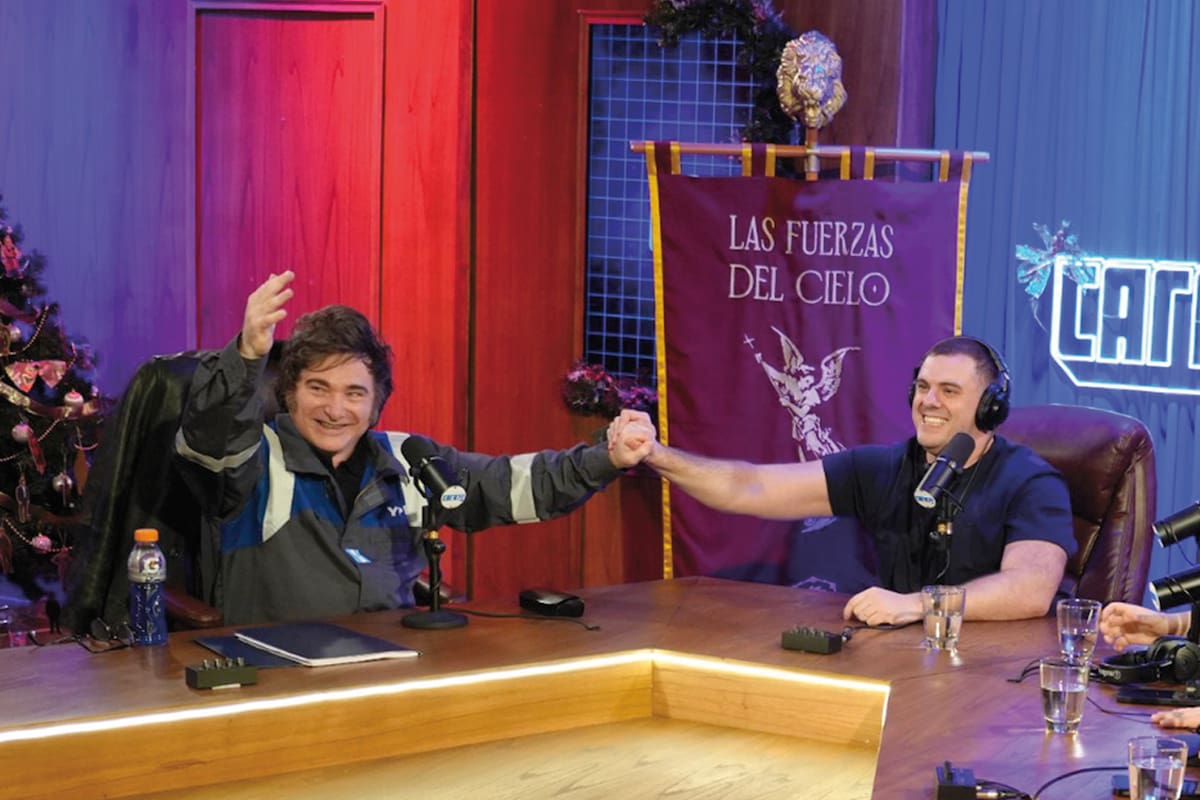 El presidente Javier Milei y el Gordo Dan: regreso a la batalla cultural