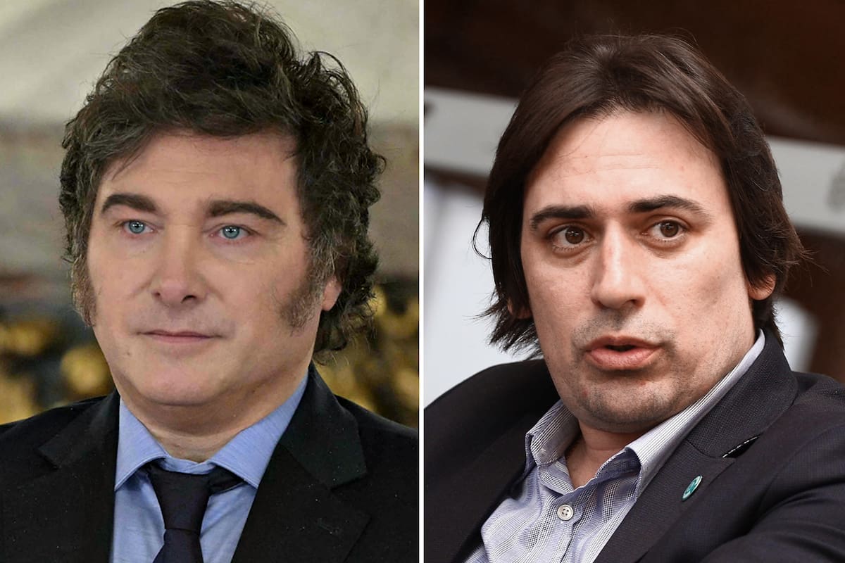 El presidente Javier Milei y Lucas Magnano, titular de Coninagro