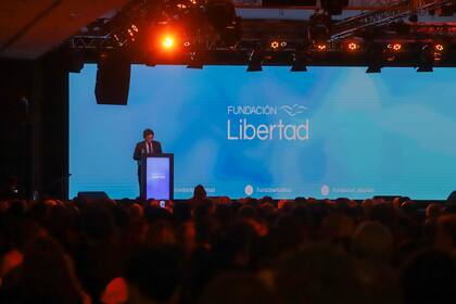 El presidente Javier Milei y un discurso que duró casi una hora