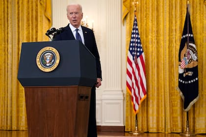 El presidente Joe Biden, en la Casa Blanca