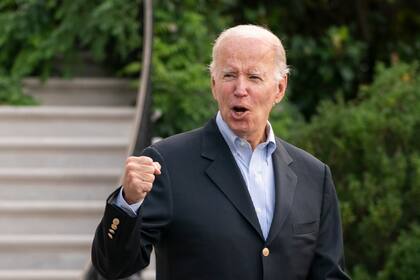 El presidente Joe Biden en la Casa Blanca en Washington el 7 de agosto del 2022.   (Foto AP/Manuel Balce Ceneta)