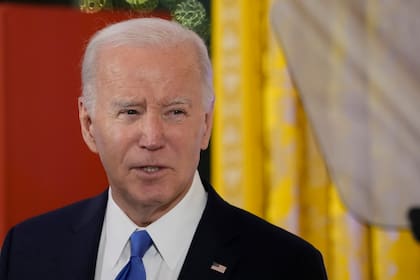 El presidente Joe Biden en un evento en la Casa Blanca el 11 de diciembre de 2023 (Foto AP/Jacquelyn Martin, Pool)