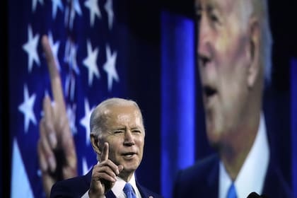 El presidente Joe Biden en un evento político en Washington. Drew Angerer/Getty Images/AFP