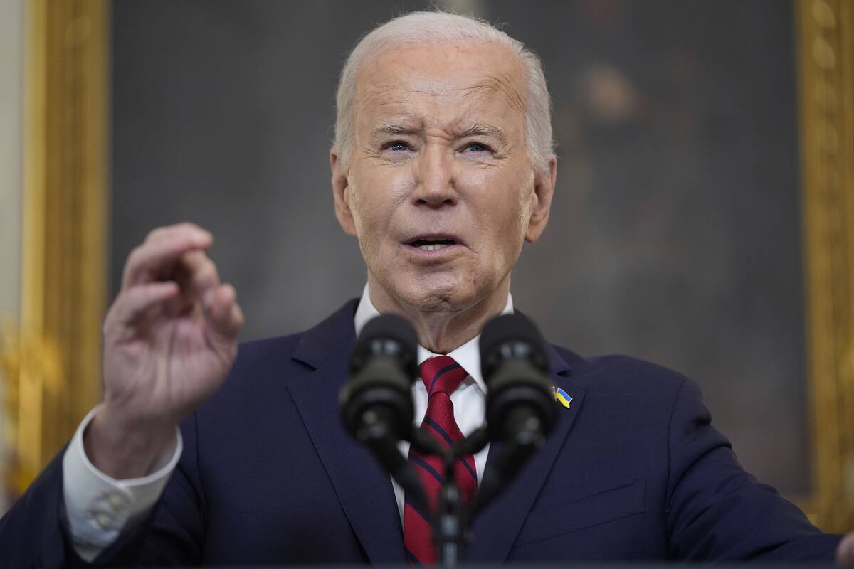 El presidente Joe Biden endurece las medidas en materia fronteriza (AP Foto/Evan Vucci)