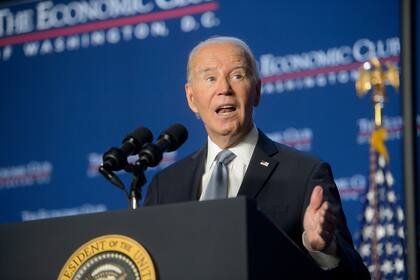 El presidente Joe Biden pronuncia un discurso en el Club Económico de Washington, el miércoles 18 de septiembre de 2024, en Washington. (Foto AP/Rod Lamkey, Jr.)