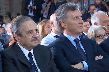 El Presidente junto a Ricardo Alfonsín, hijo del exmandatario radical